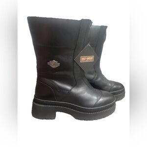 Harley Davidson Womens Kavan Zip Riding Boot